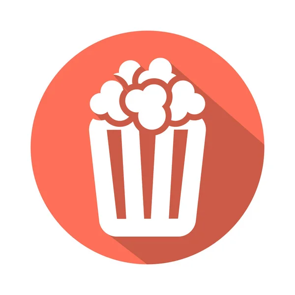 Icono plano de cine — Vector de stock