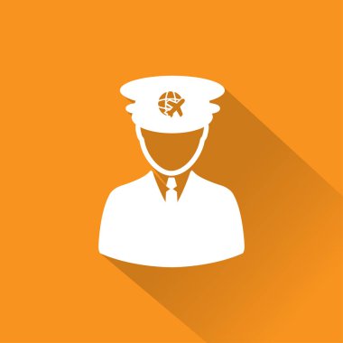 Düz seyahat simgesi