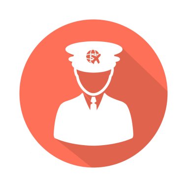 Düz seyahat simgesi