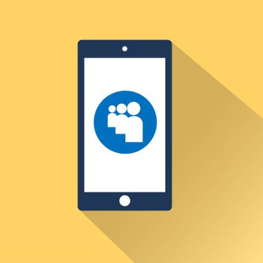 düz Smartphone simgesi 