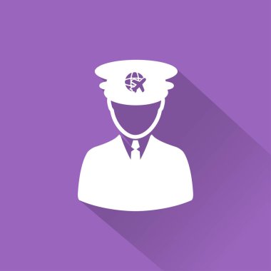 Düz seyahat simgesi