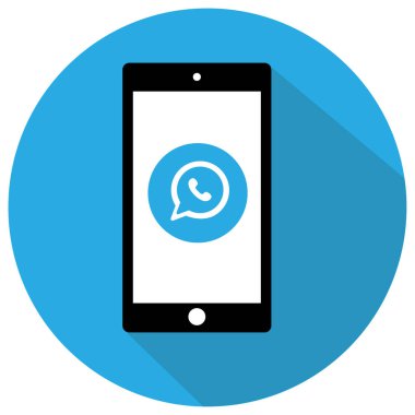 düz Smartphone simgesi 