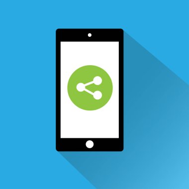 düz Smartphone simgesi 