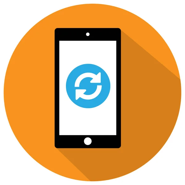 Flaches Smartphone-Symbol — Stockvektor