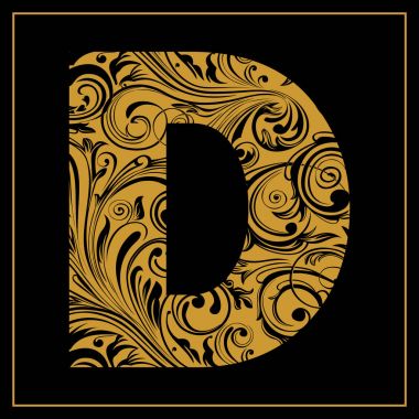 Çiçek desenli orijinal mektup 