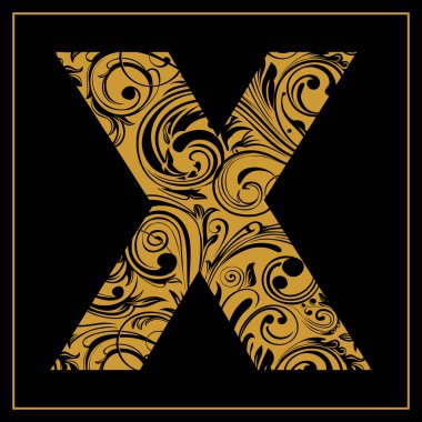 Çiçek desenli orijinal mektup 