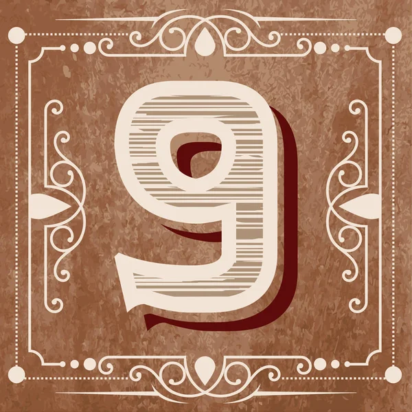 Échantillon calligraphique artisanal — Image vectorielle