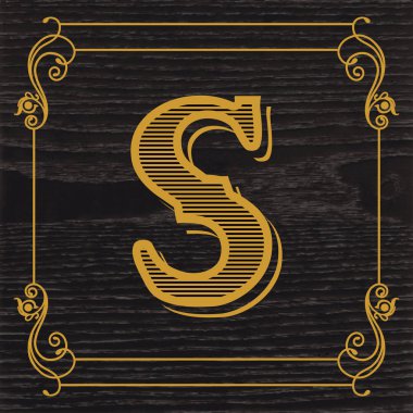 S harfi logo simgesi tasarımı