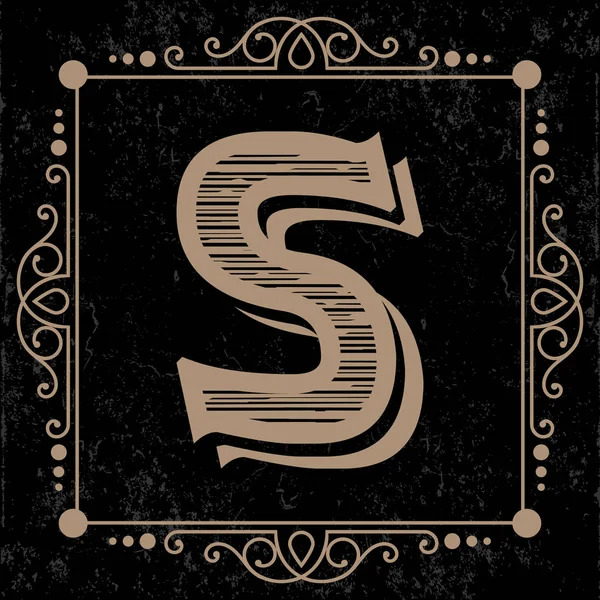 Buchstabe S Logo Icon Design — Stockvektor