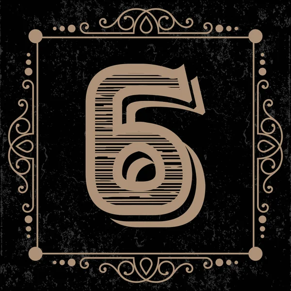 Дизайн логотипу номер 6 — стоковий вектор