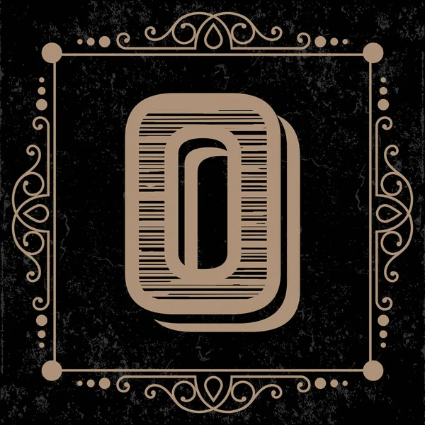 Betű O logó ikon design — Stock Vector