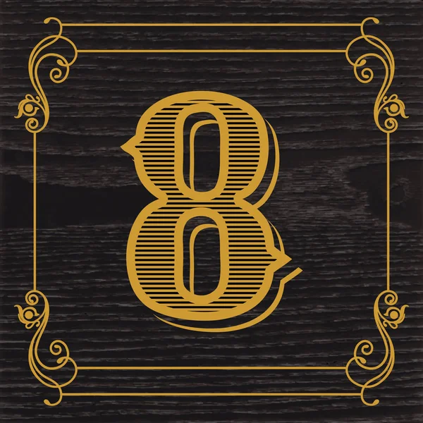Logo numéro de conception 8 — Image vectorielle