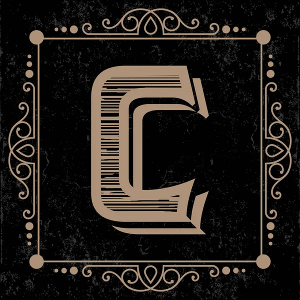 Carta C Logo Icon Design — Vetor de Stock