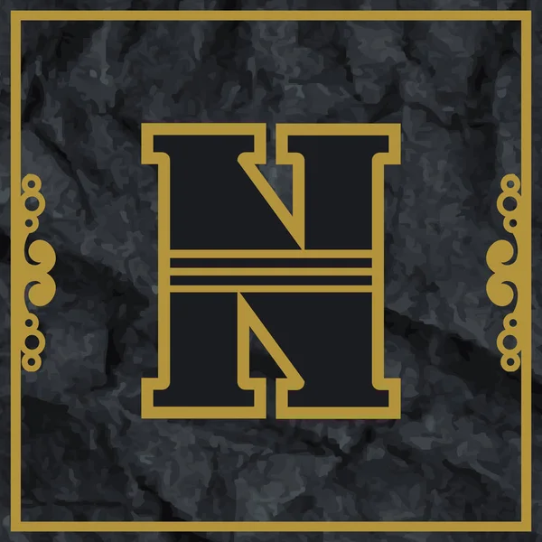 Дизайн піктограми літери n логотипу — стоковий вектор