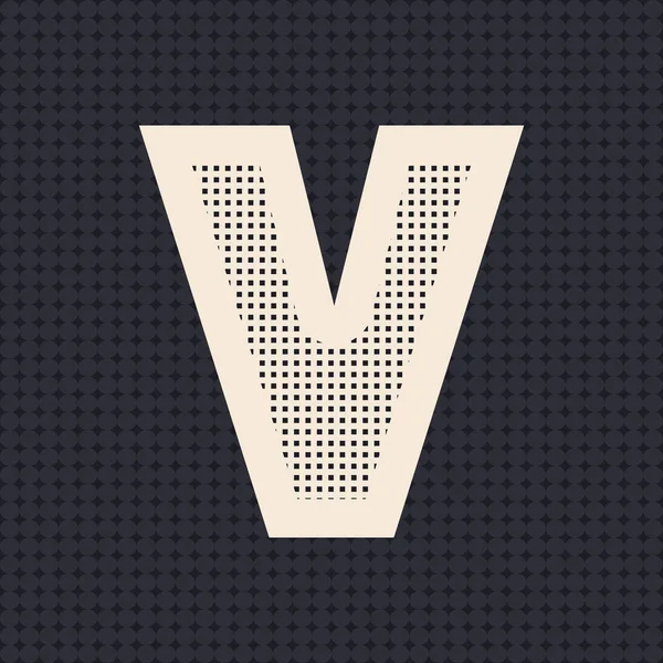 Lettera V Logo Icona Design — Vettoriale Stock