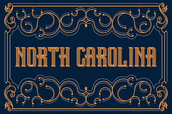 Amerikan Kuzey carolina devlet