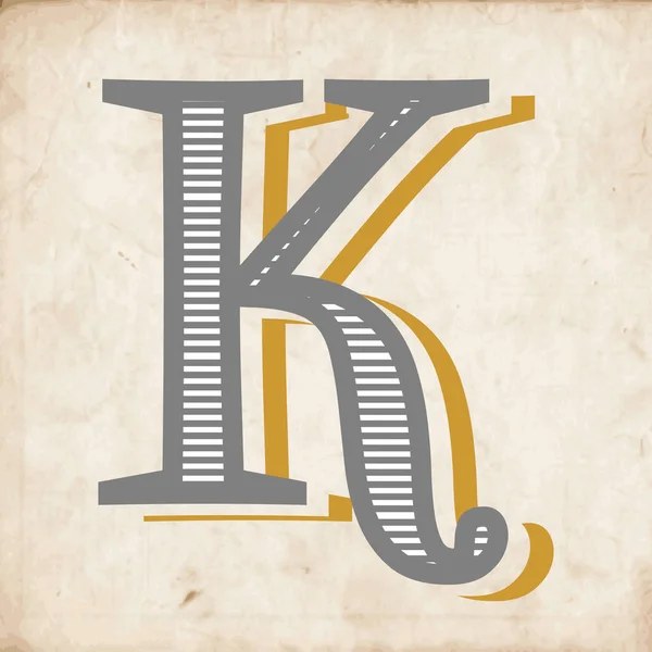 Betű K logó ikon design — Stock Vector