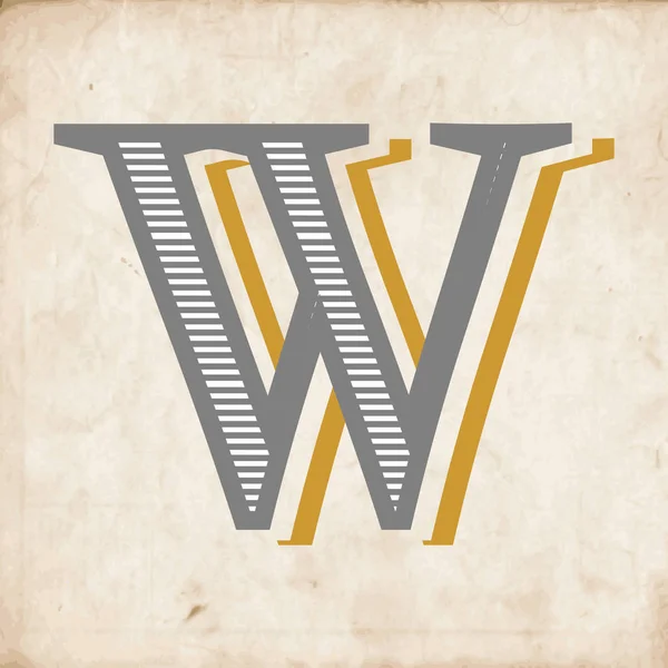 Логотип буквы W — стоковый вектор