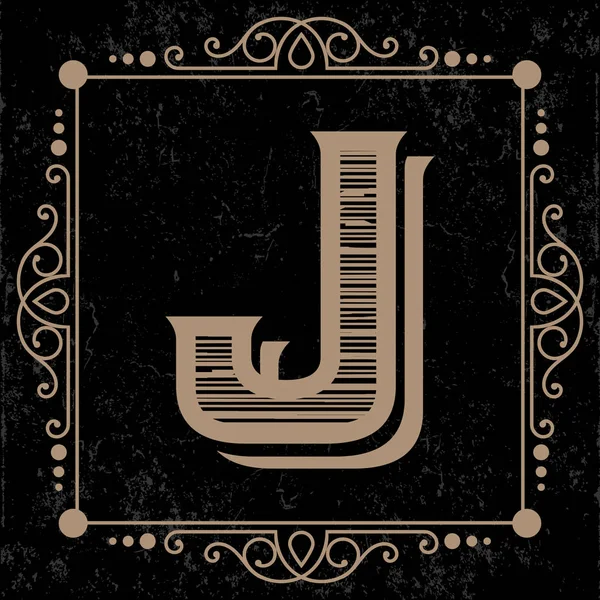 Buchstabe J Logo Symbol Design — Stockvektor