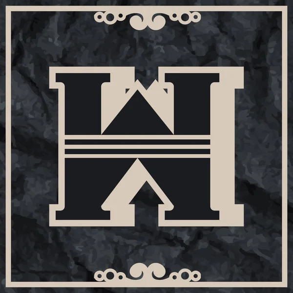 Lettre W logo icône design — Image vectorielle