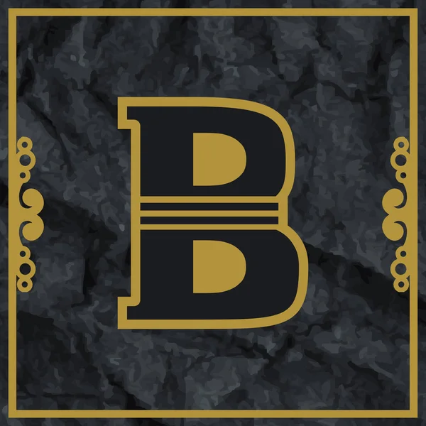 Дизайн логотипа буквы B — стоковый вектор
