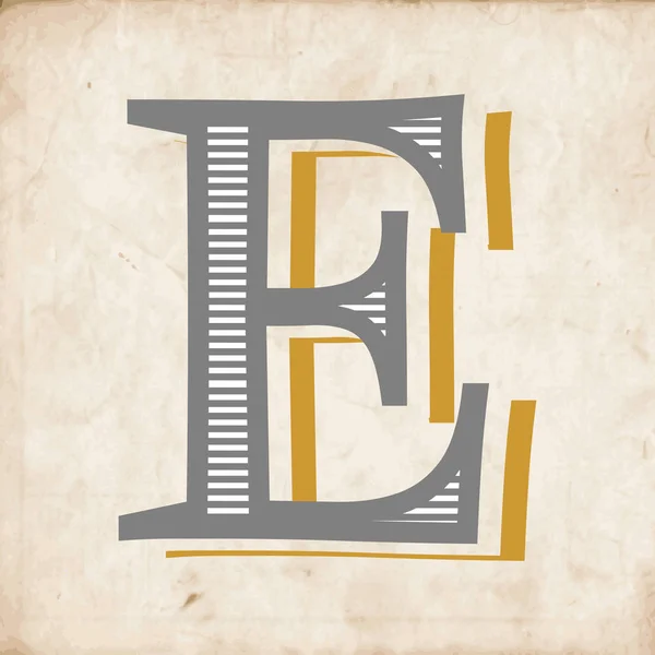 Дизайн логотипа буквы E — стоковый вектор