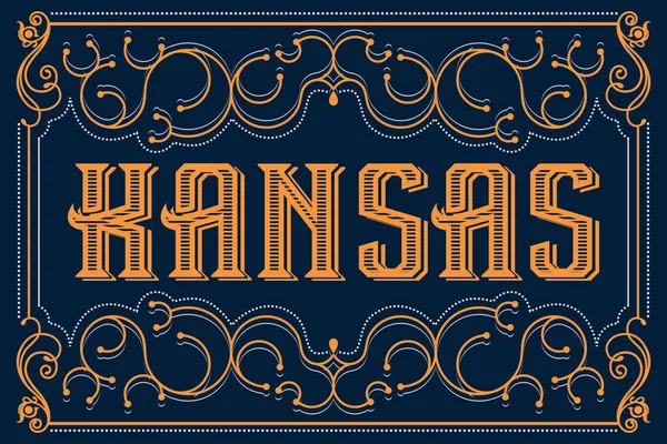 Estado americano de Kansas Ilustrações De Bancos De Imagens Sem Royalties