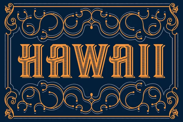 Hawaii estado americano Gráficos vectoriales