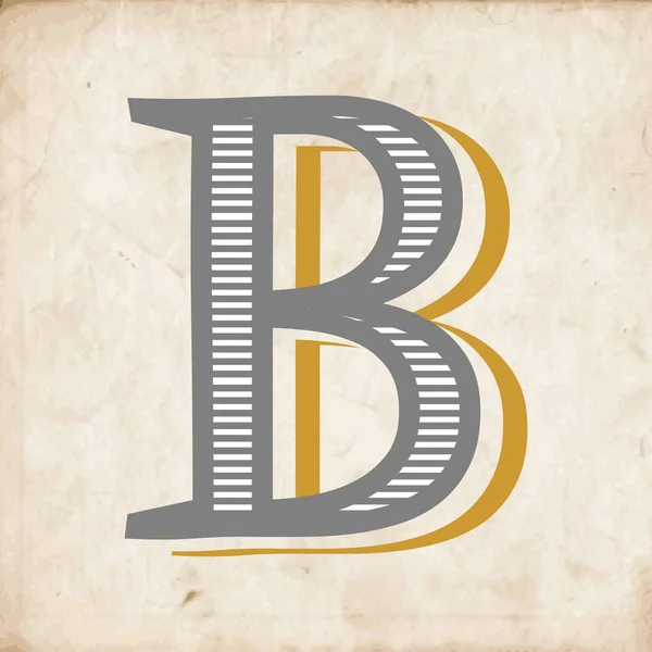 Letra B Logo Diseño de iconos Vector de stock