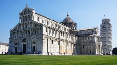 Pisa - vaftizhane, Katedrali, Leaning Tower, İtalya, Unesco