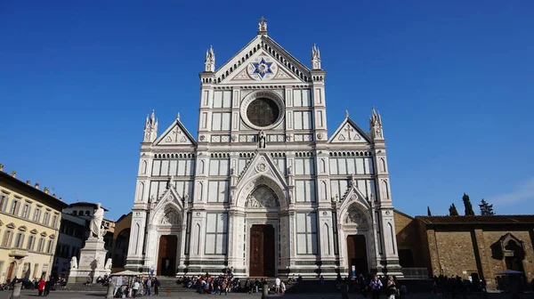 Basilica di santa croce in florence, Italië — Stockfoto