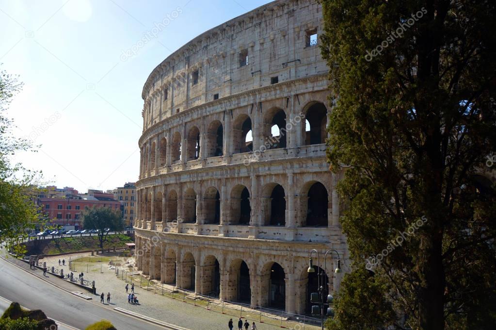 View of Colosseum, Rome Italy
