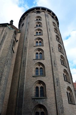 Rundetrn, yuvarlak kule merkezi Kopenhag'ın kalbinde bir 17. yüzyıl kule var. 17. yüzyıl kitabını kompleksi, Kopenhag, Danimarka bir parçasıdır