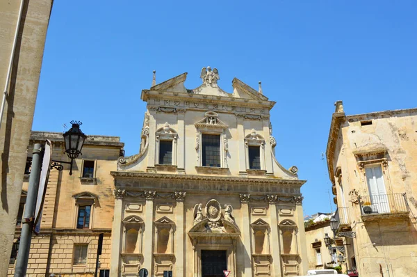 Igreja de Chiesa del Gesu, Lecce, itália — Fotografia de Stock