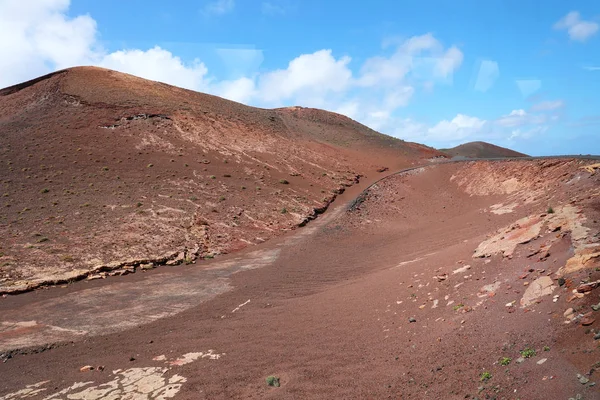 Lanzarote Mars Red Mountains Ground Lanzarote Who Remember Red Planet — Stock Photo, Image
