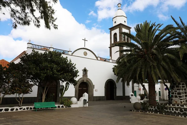 Церковь Сан Джинес Центральной Старой Площади Города Арресифе Острове Лансароте — стоковое фото