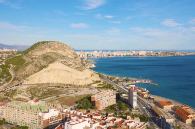Alicante 'nin güzel şehri, Costa Blanca, İspanya