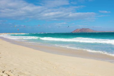 Corralejo Dunas Sahili, Fuerteventura, Kanarya Adaları