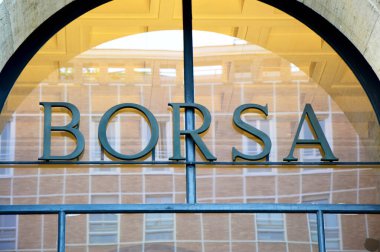 MILAN, ITALY - SEPTEMBER 22, 2017: Borsa (Stock Exchange) in Piazza Affari square, Milan