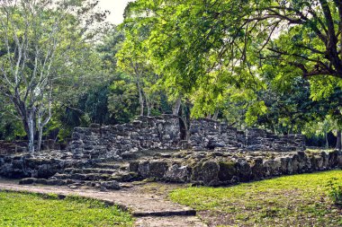 Mayan Ruins in San Gervasio clipart