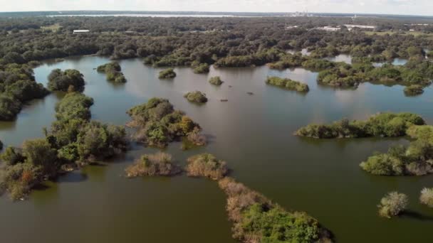 Pemandangan Udara Dari Dataran Basah Florida — Stok Video
