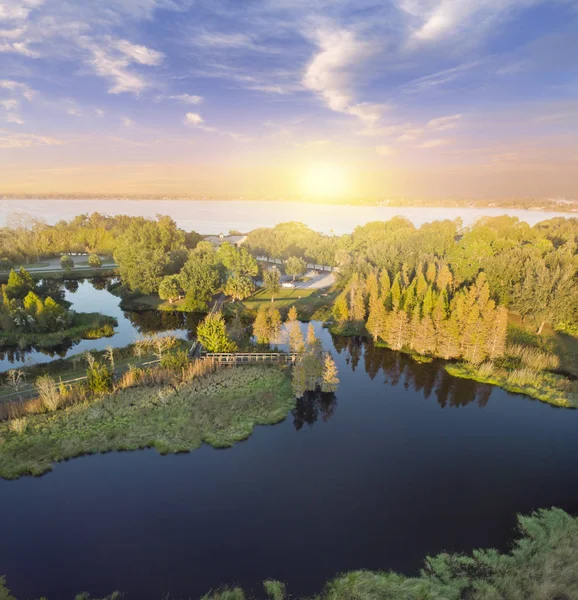 Florida 'da küçük bir park — Stok fotoğraf