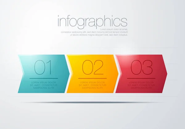 Diagramme infographique vectoriel moderne avec barre — Image vectorielle