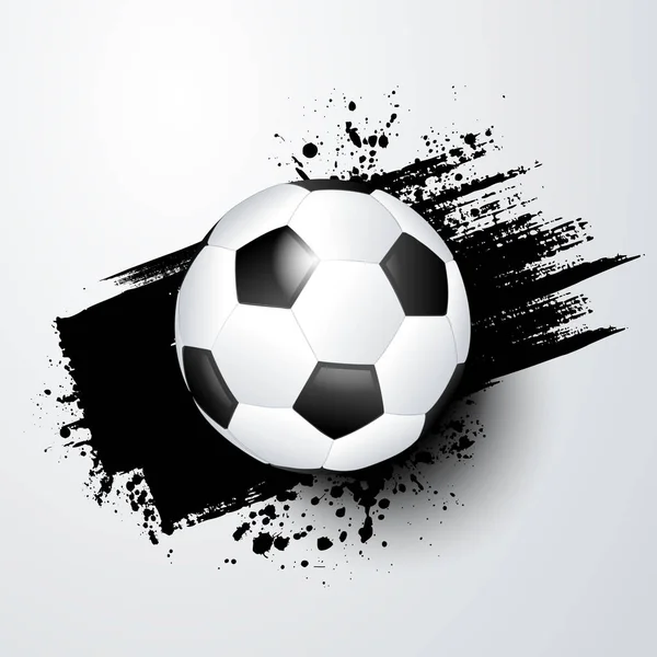 Futbol Dünya ya da top ve arka planda siyah sıçrama ile Avrupa Şampiyonası.