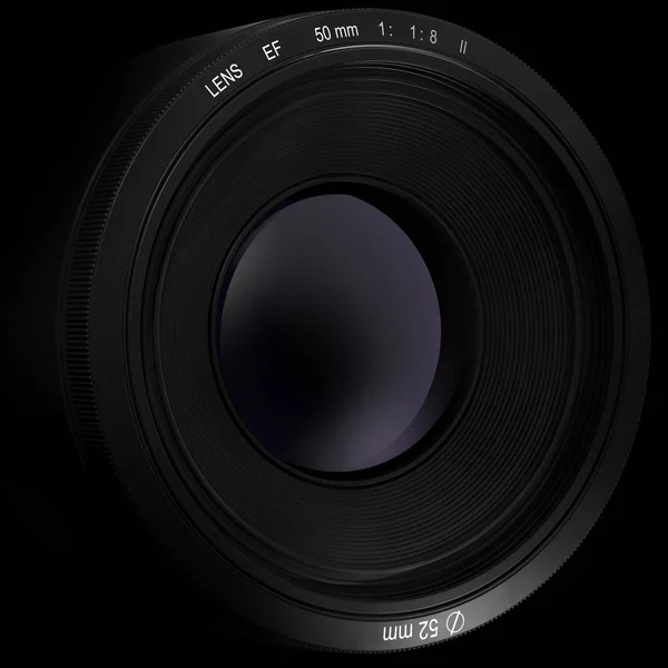 Professional Camera Lens 3d Illustration — Stock Photo, Image