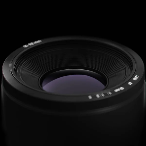 Profesyonel Kamera Lens 3d çizim — Stok fotoğraf