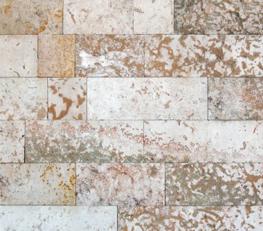 Doku ışık gölge bir mermer duvar