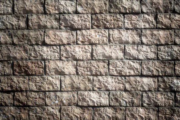 Кам'яний фон стіни з віньєтуванням — стокове фото