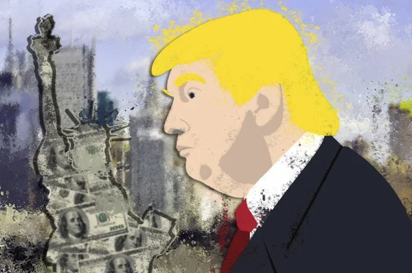 Donald Trump, ABD ve Özgürlük Anıtı'nın başkanı