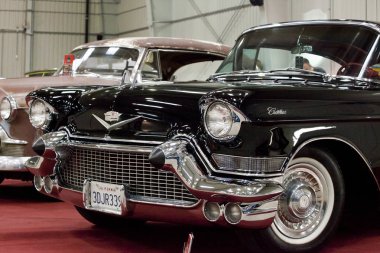 Varşova, Polonya, Mayıs 13: Oldtimer Chevrolet araba Varşova otomatik 13 Mayıs 2017 adil Nostalji, Varşova, Polonya.